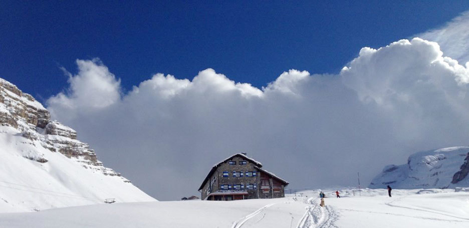 Ski Mountaineering to Rifugio Graffer through Malga Vagliana