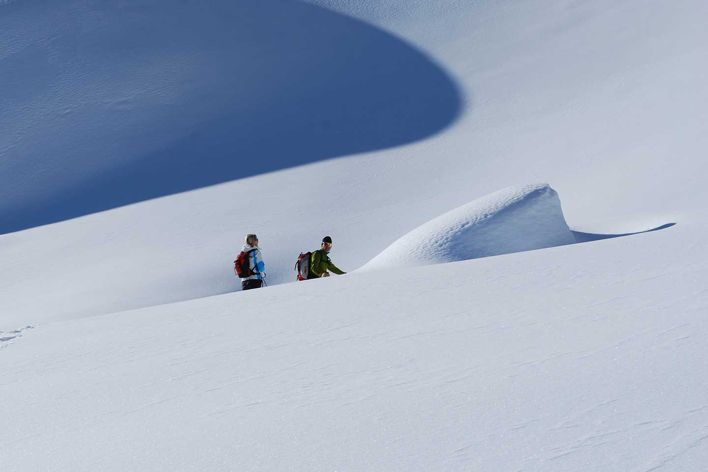 Ski Mountaineering to Forcella Grande in the Fanis Group