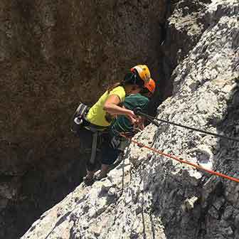 Ferrata Nico Gusella nelle Pale di San Martino