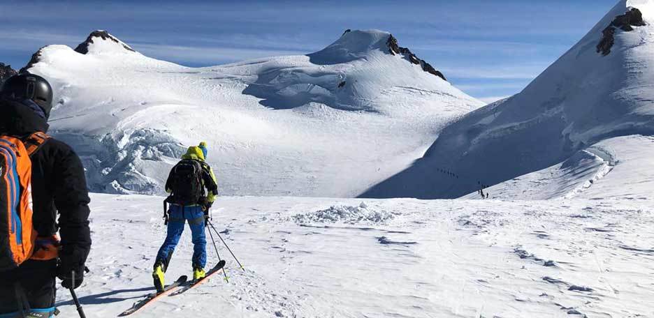 Ski Mountaineering to Vincent Pyramid
