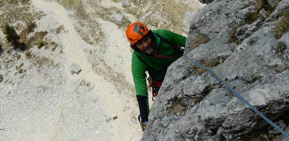 Via Irma, Arrampicata al Piz Ciavazes nel Sella