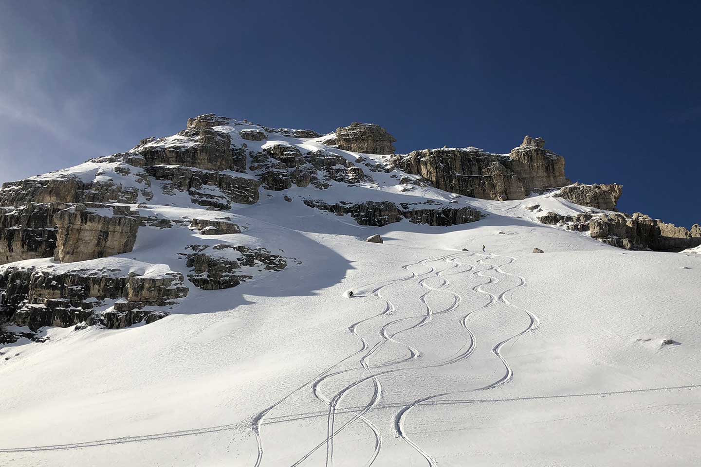 Ski Mountaineering in Lagazuoi