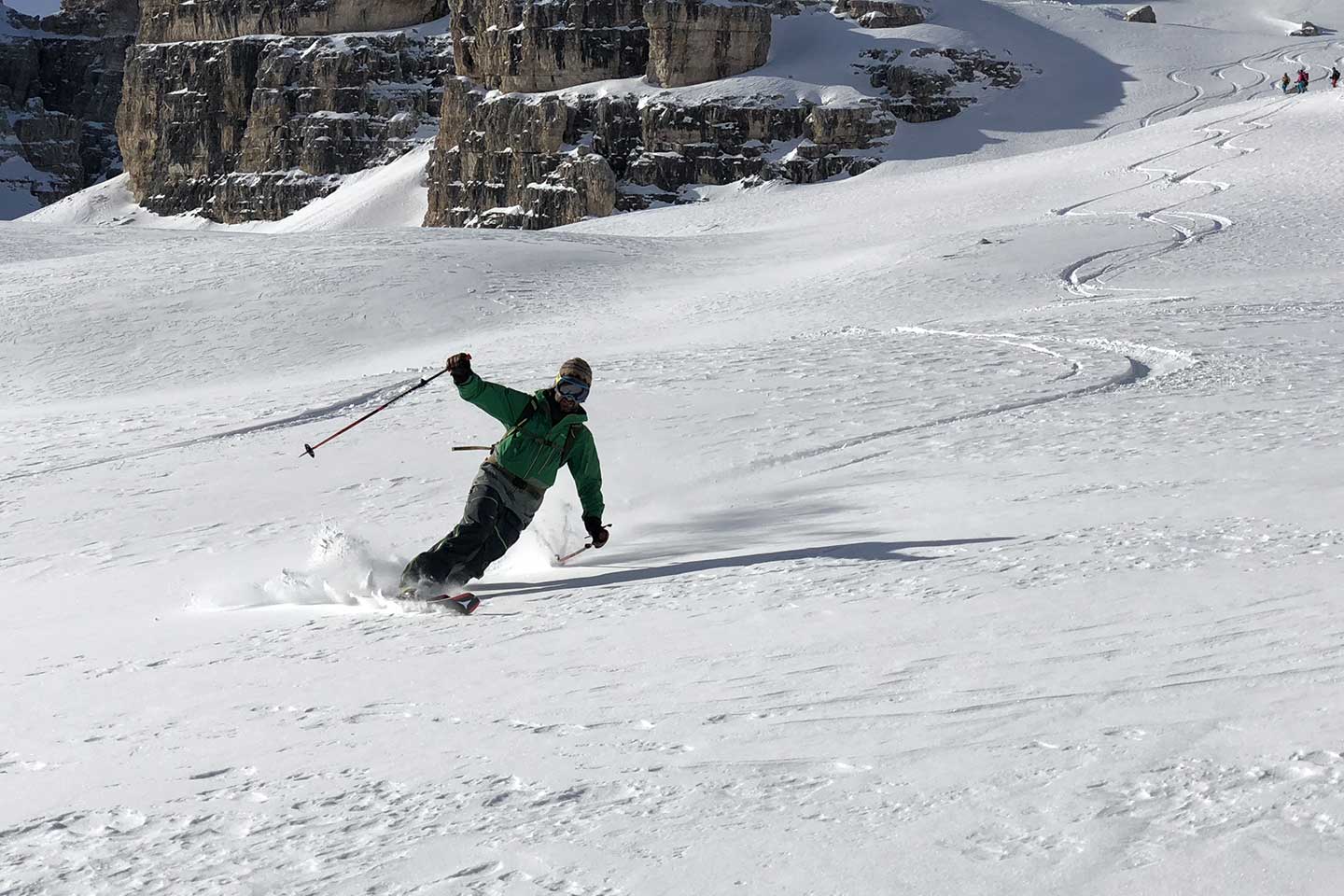 Sci Alpinismo al Lagazuoi alle Tre Forcelle