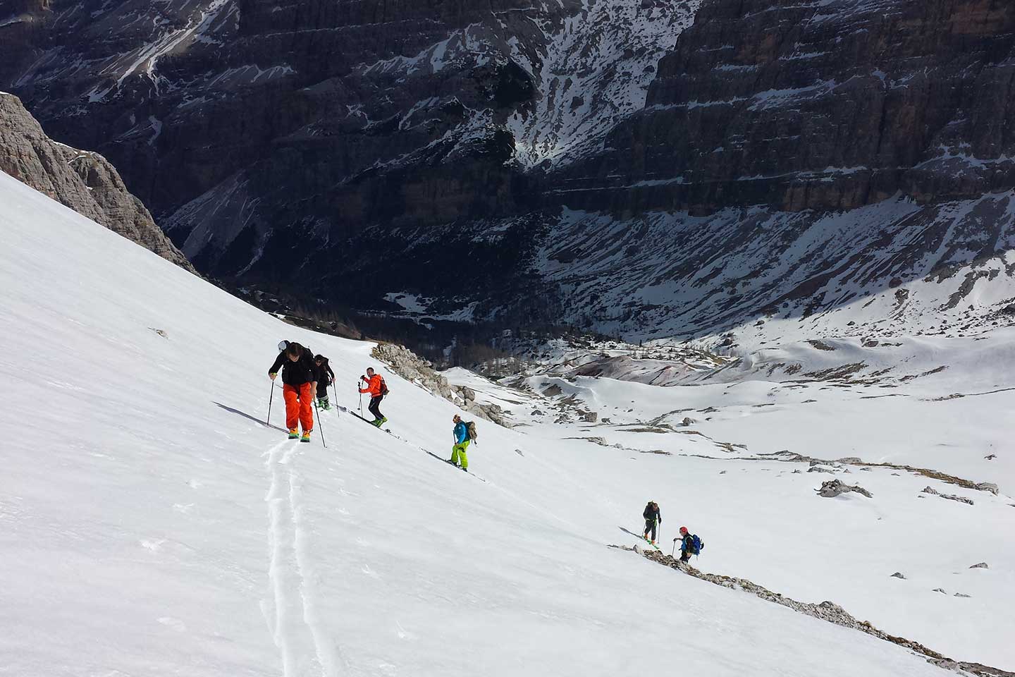 Ski Mountaineering in Lagazuoi