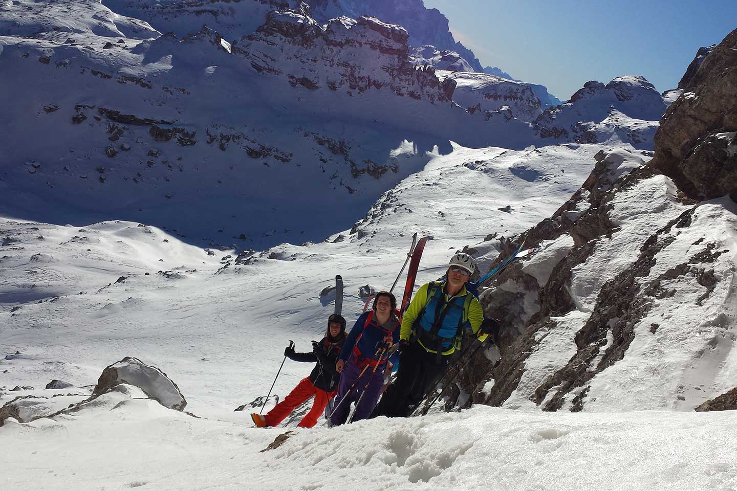 Ski Mountaineering in Lagazuoi