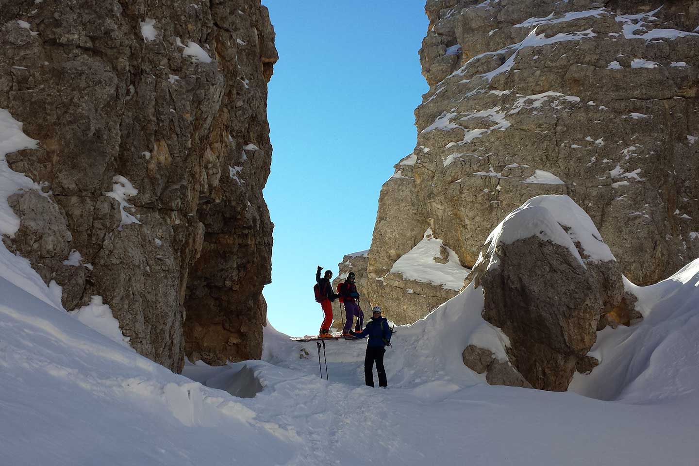 Ski Mountaineering in Lagazuoi