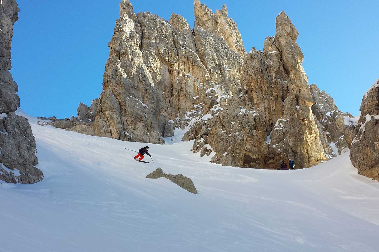 Sci Alpinismo al Lagazuoi alle Tre Forcelle