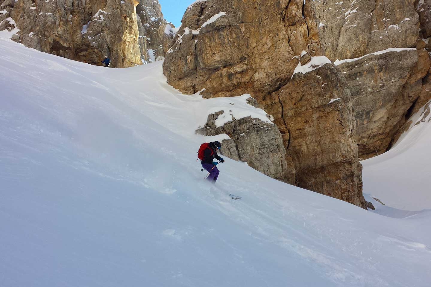 Sci Alpinismo al Lagazuoi alle Tre Forcelle