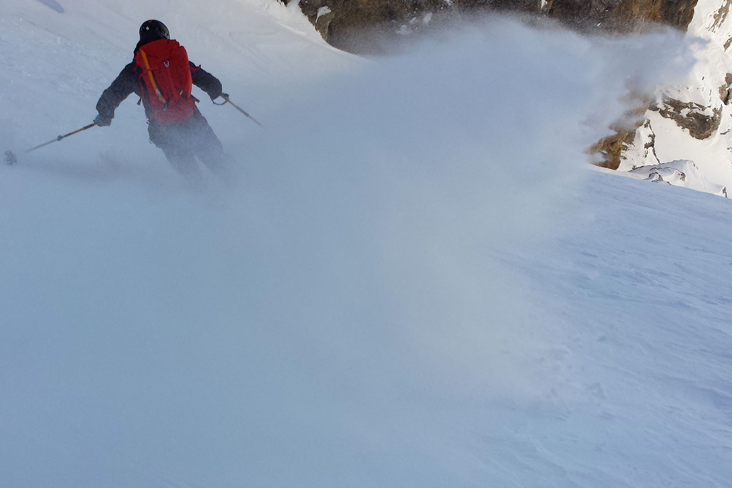 Sci Alpinismo al Lagazuoi alle Tre Forcelle