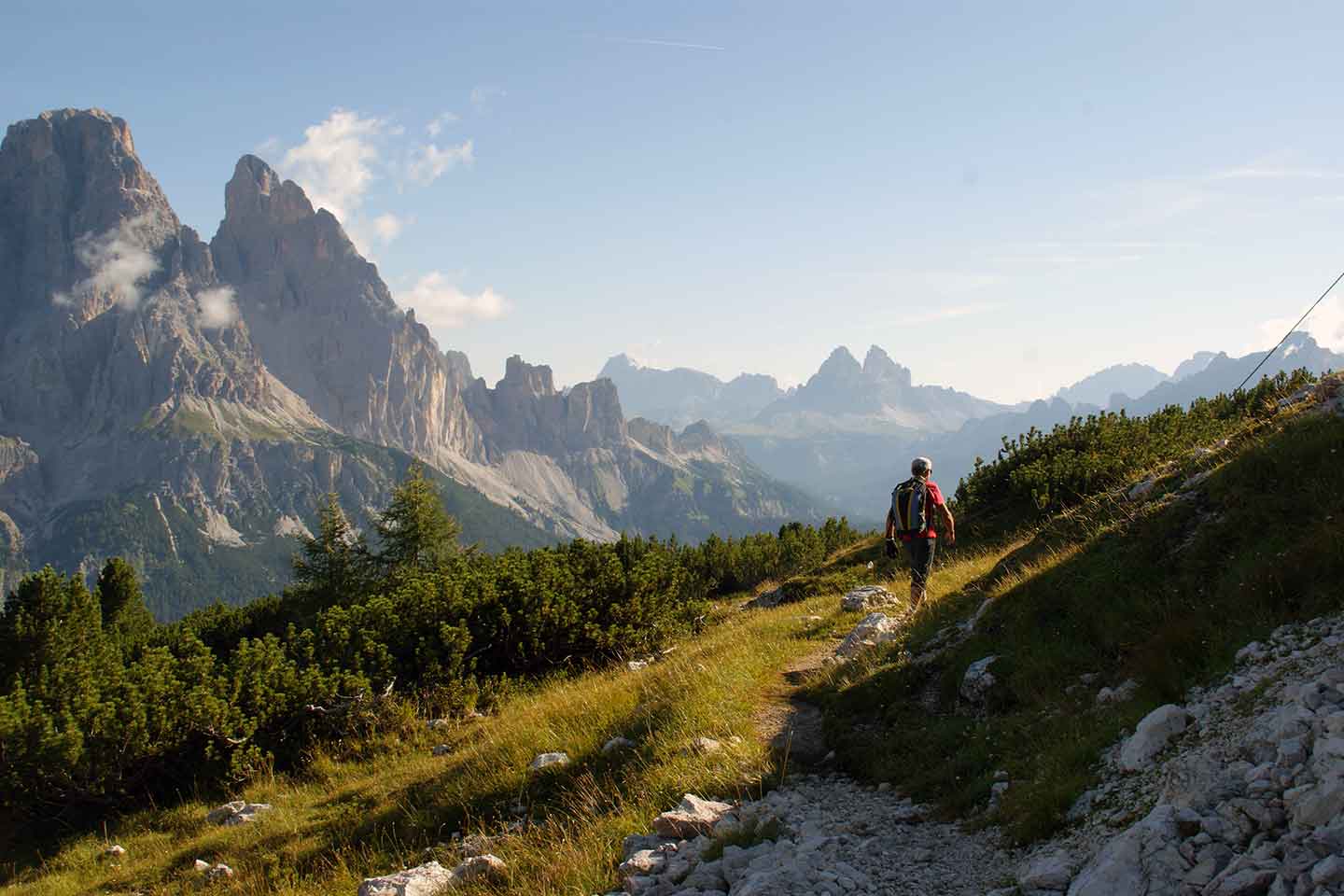 Trekking to Ciadin del Laudo and Sorapiss Lake