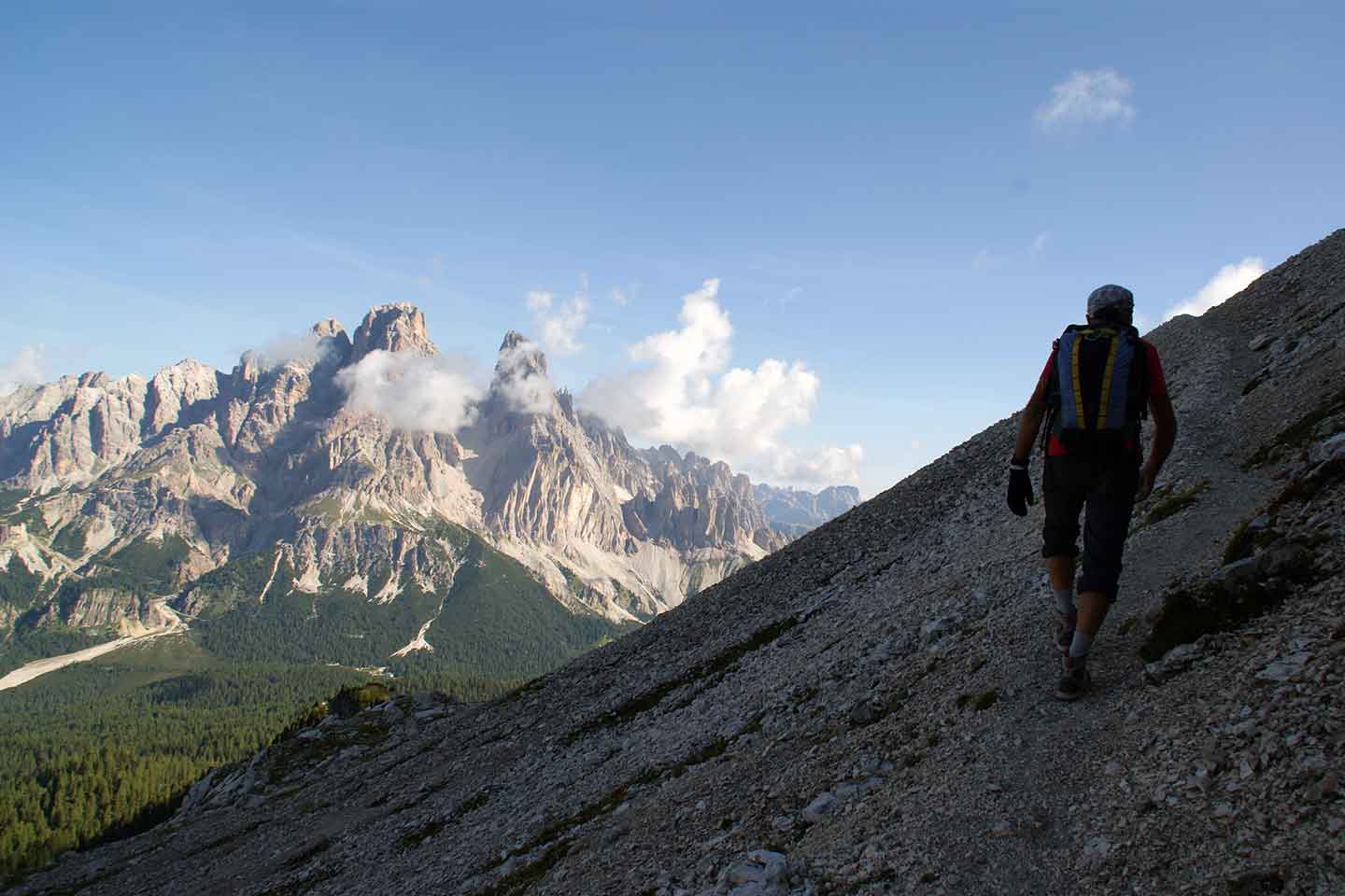 Trekking to Ciadin del Laudo and Sorapiss Lake