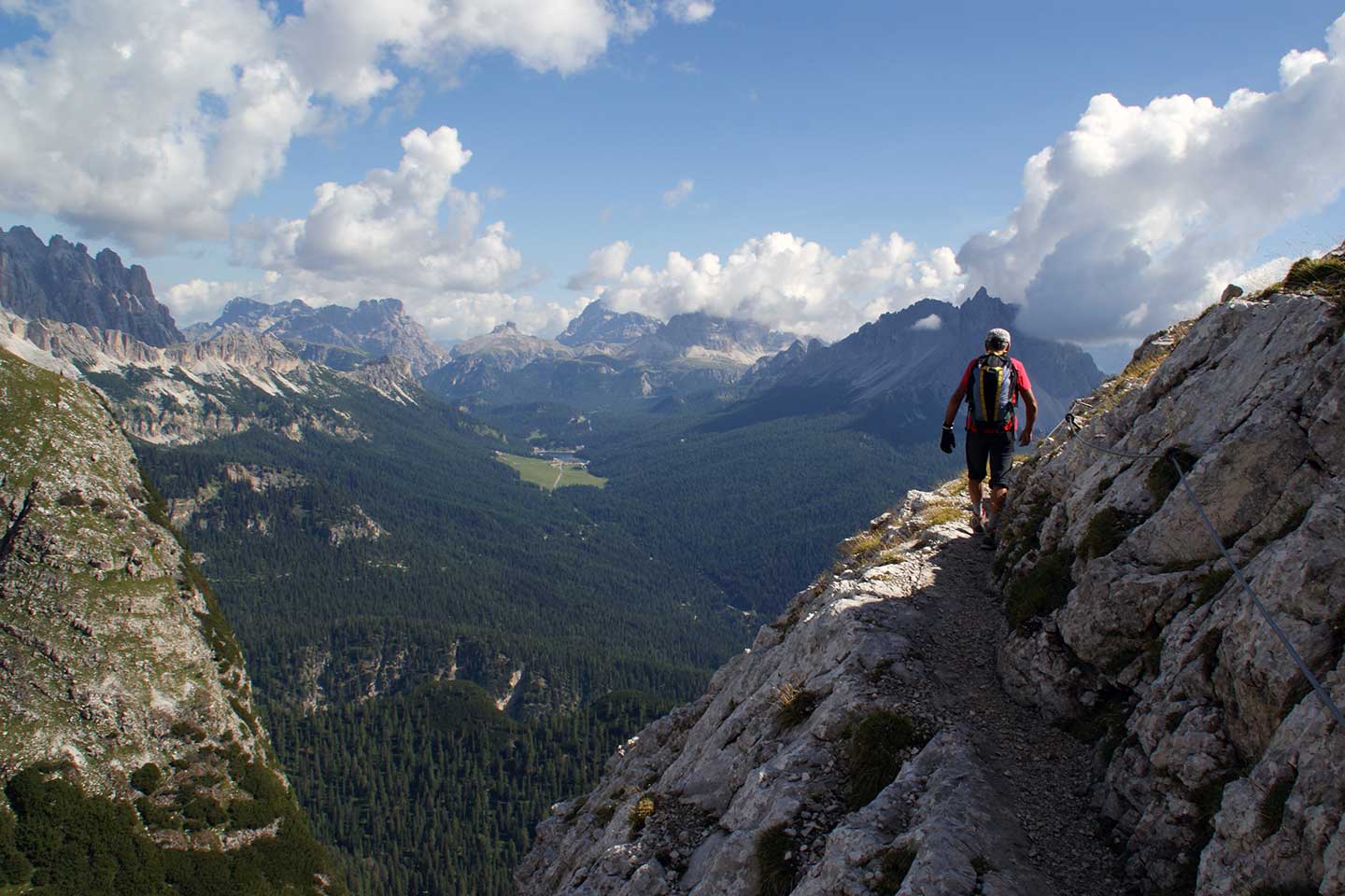 Trekking to Ciadin del Laudo and Sorapiss Lake