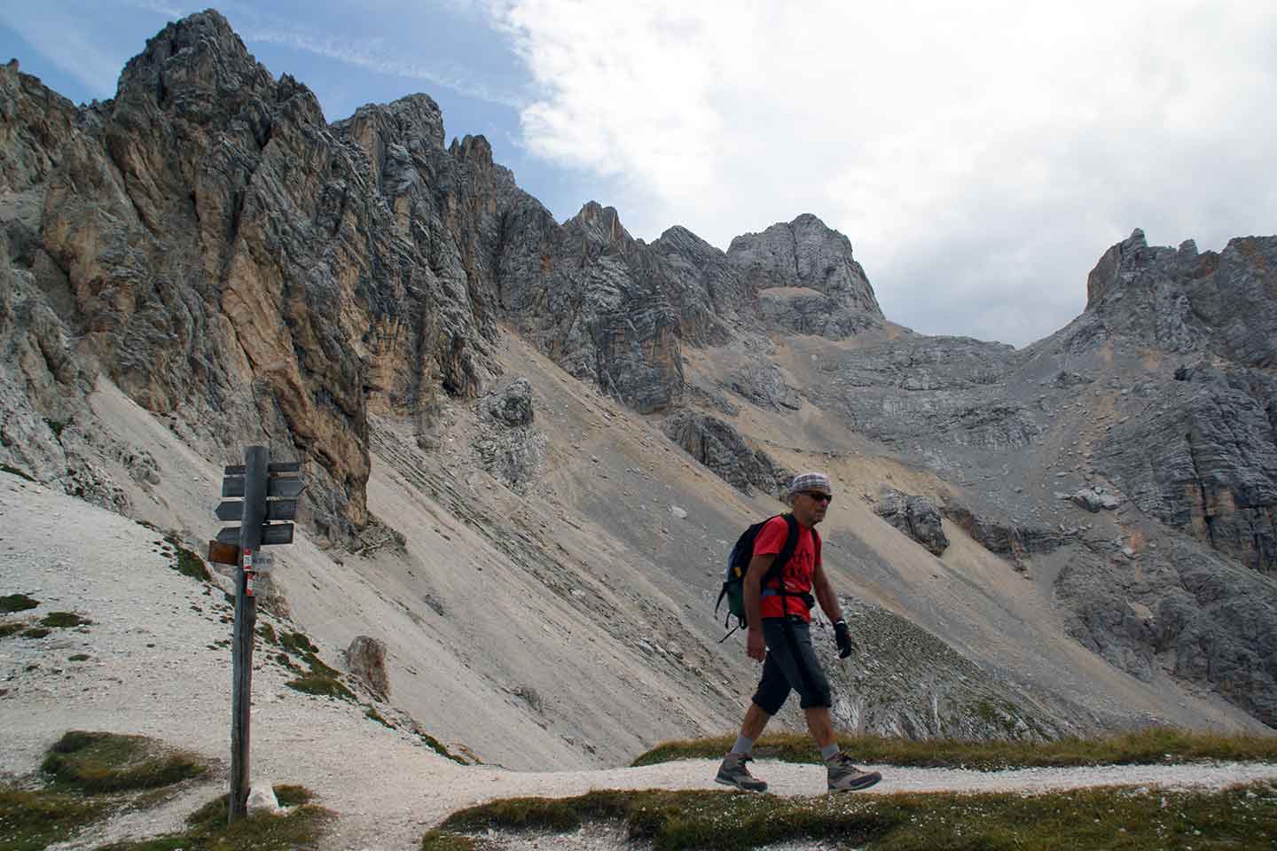 Trekking to Ciadin del Laudo and Sorapiss Lake