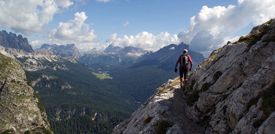 Trekking to Ciadin del Laudo and Sorapiss Lake