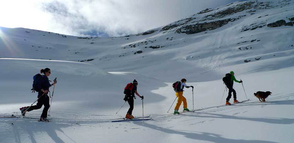Ski Mountaineering to Cima Lavinores