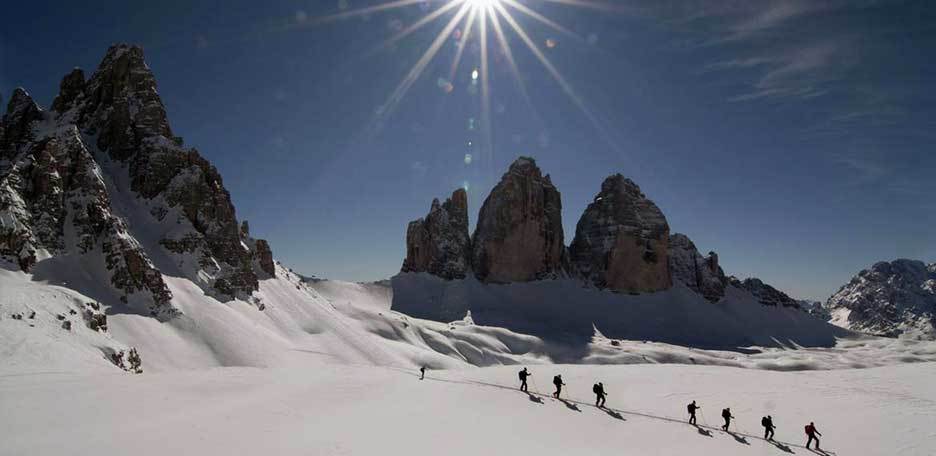 Ski Mountaineering to Sasso di Sesto from Val Fiscalina