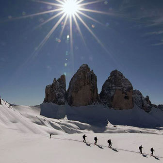 Ski Mountaineering to Sasso di Sesto from Val Fiscalina