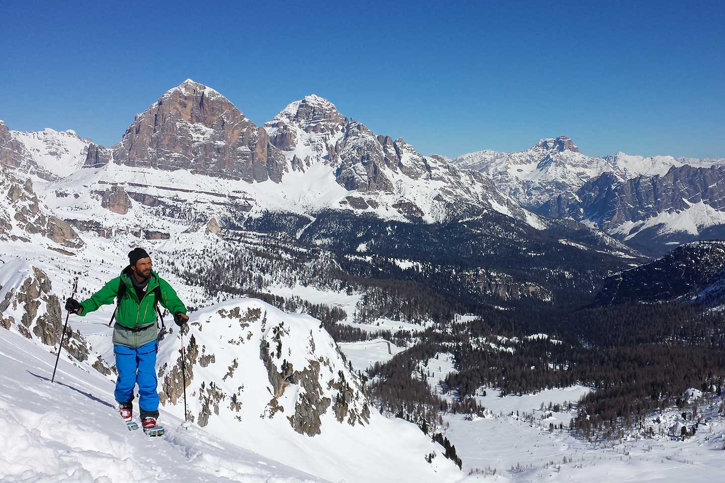 Sci Alpinismo alla Cima Loschiesuoi