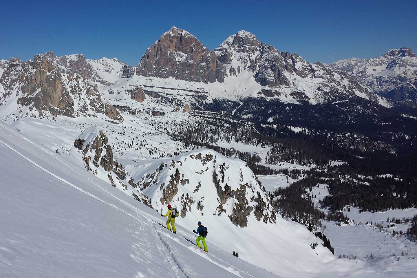 Sci Alpinismo alla Cima Loschiesuoi