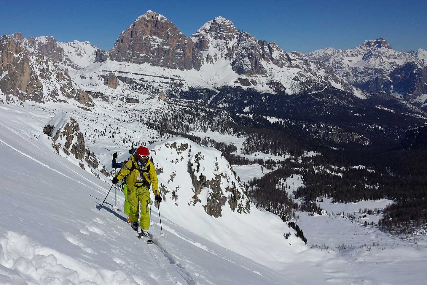 Sci Alpinismo alla Cima Loschiesuoi