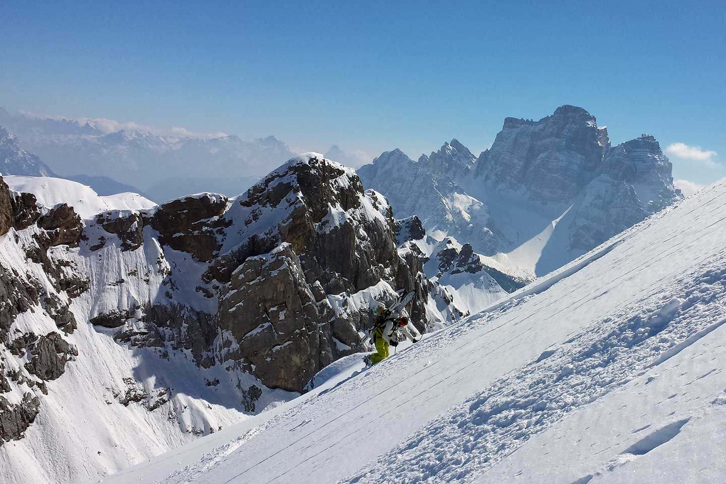 Sci Alpinismo alla Cima Loschiesuoi