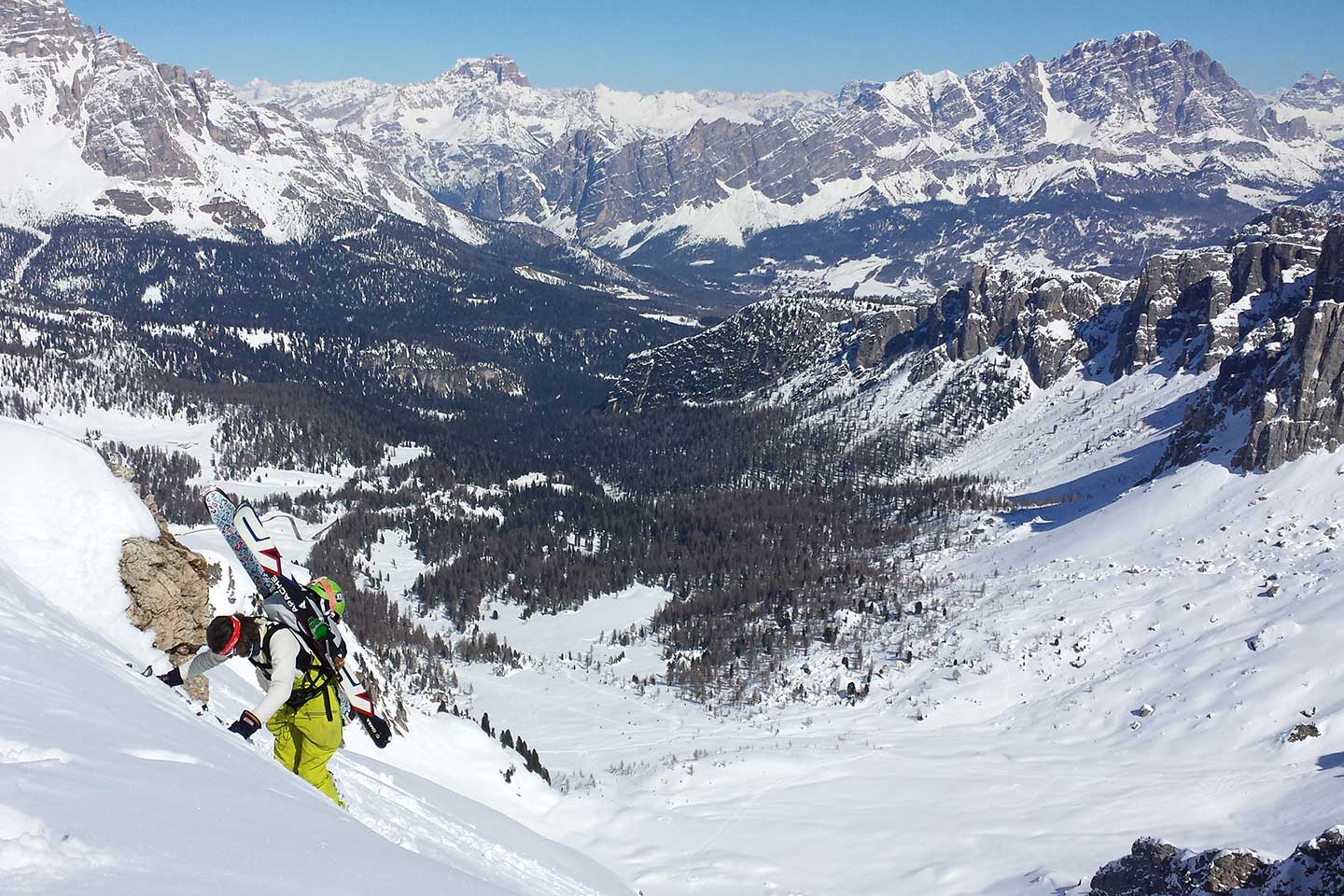 Sci Alpinismo alla Cima Loschiesuoi