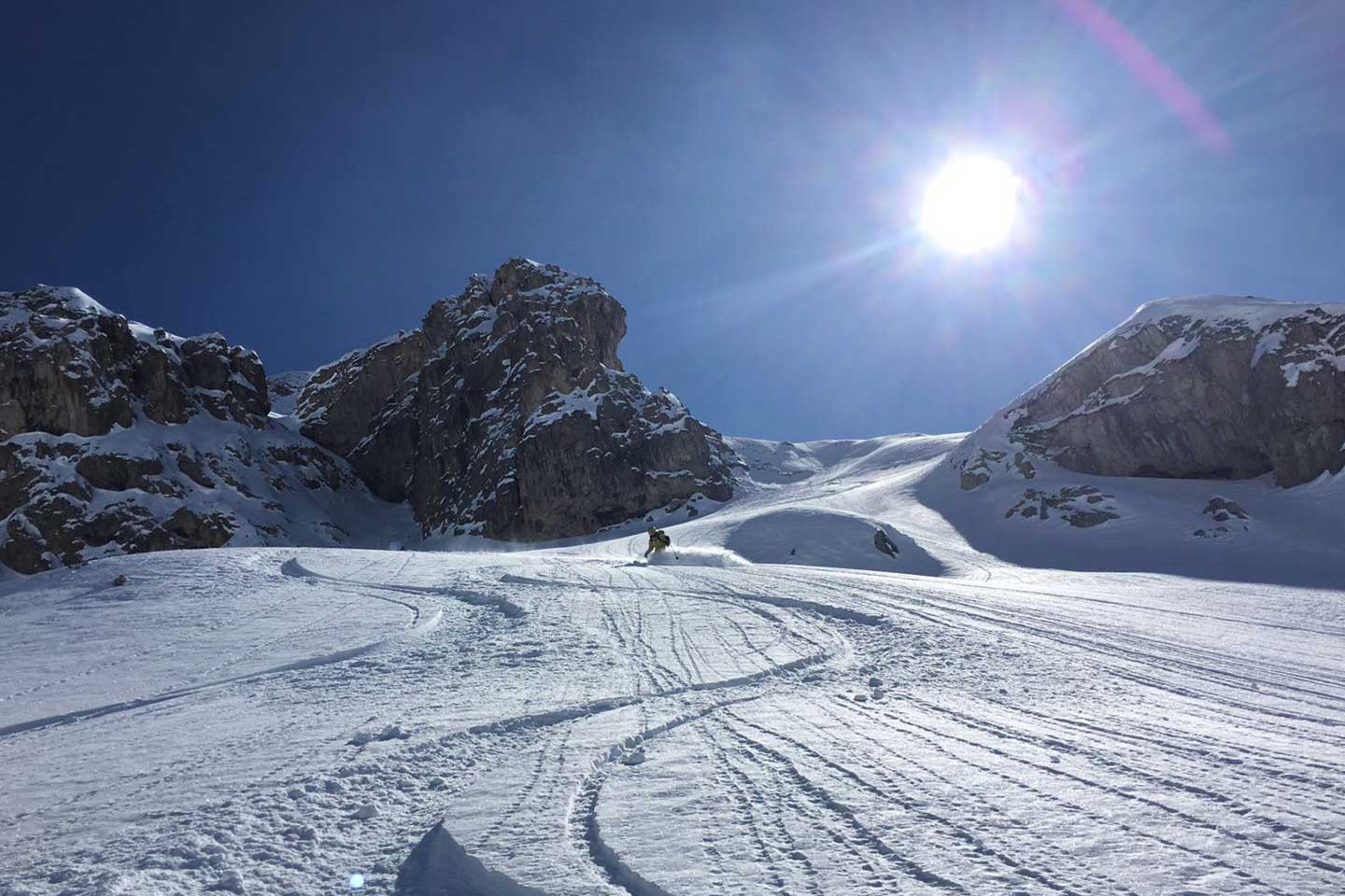 Sci Alpinismo alla Cima Loschiesuoi