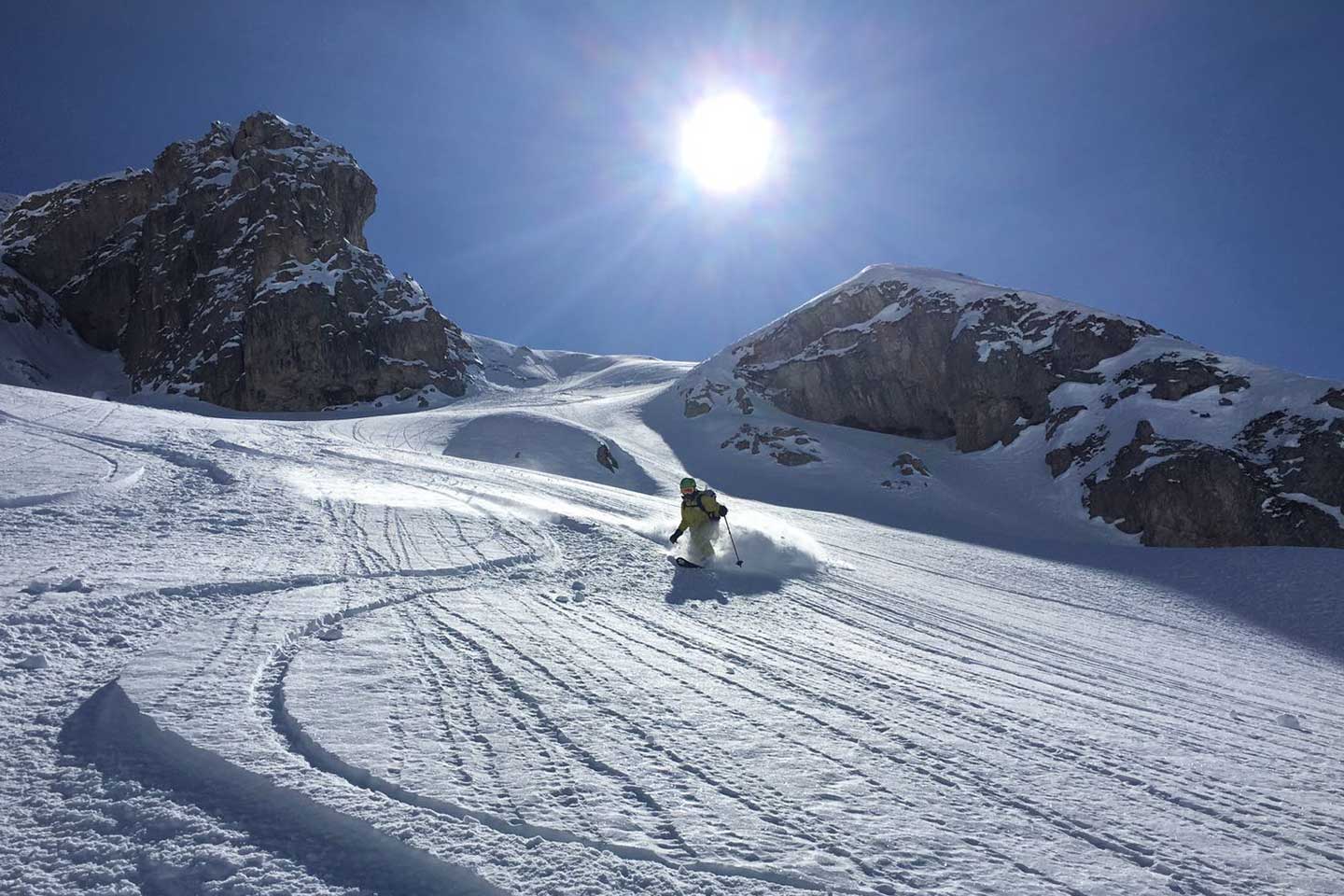 Sci Alpinismo alla Cima Loschiesuoi