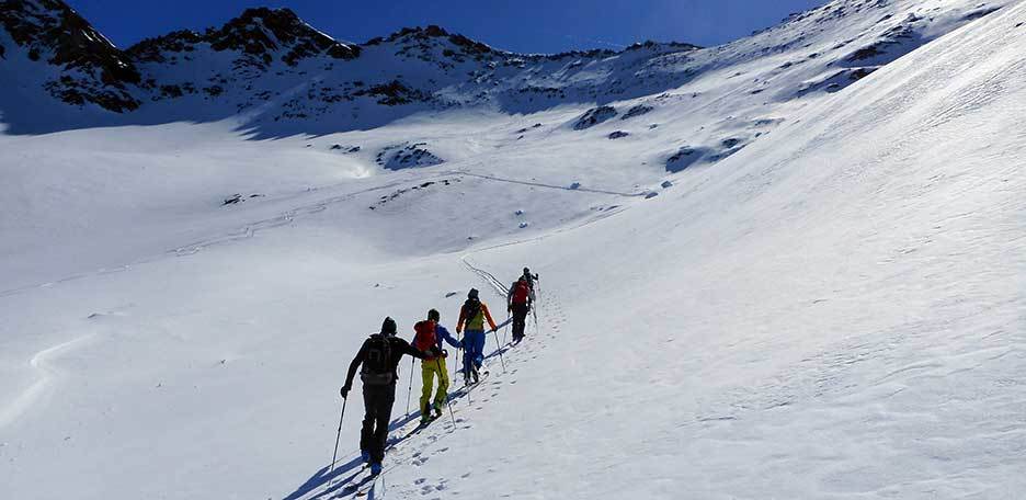 Ski Mountaineering to Mount Sasso Lungo in Valle Aurina & Tures