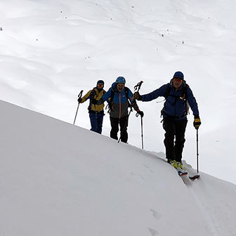 Sci Alpinismo in Val Ferret al Col Malatrà