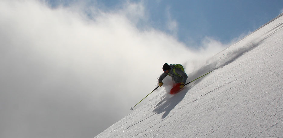 Marbrèe, Sci Freeride al Monte Bianco