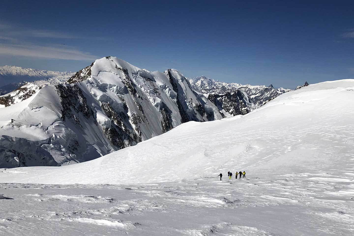 Sci Alpinismo alla Capanna Regina Margherita, Punta Gnifetti