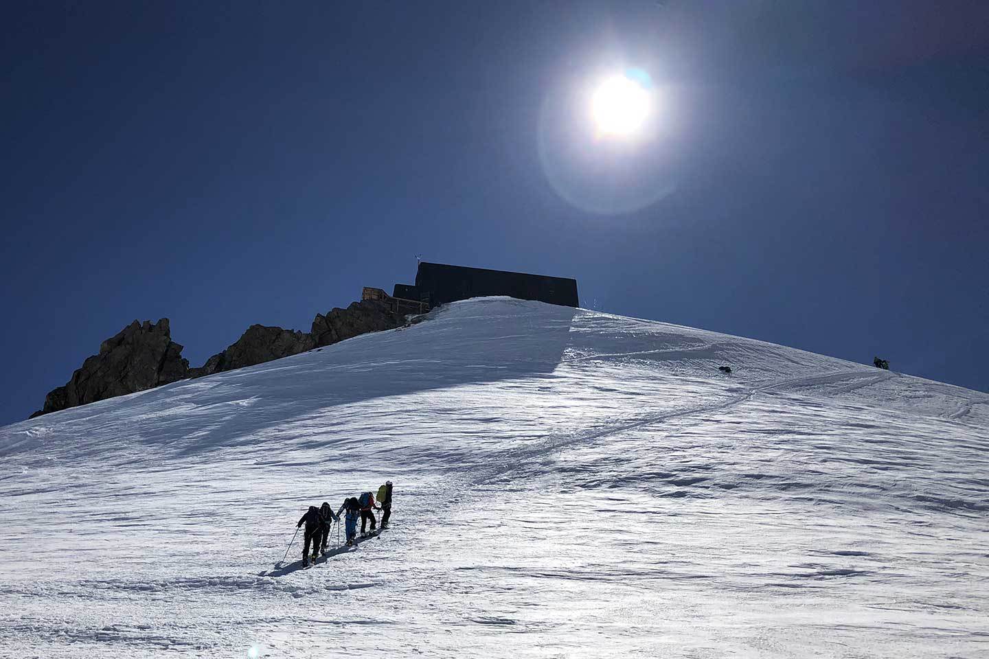 Sci Alpinismo alla Capanna Regina Margherita, Punta Gnifetti