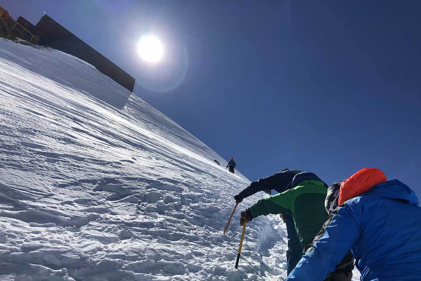 Ski Mountaineering to Capanna Margherita Hut, Punta Gnifetti