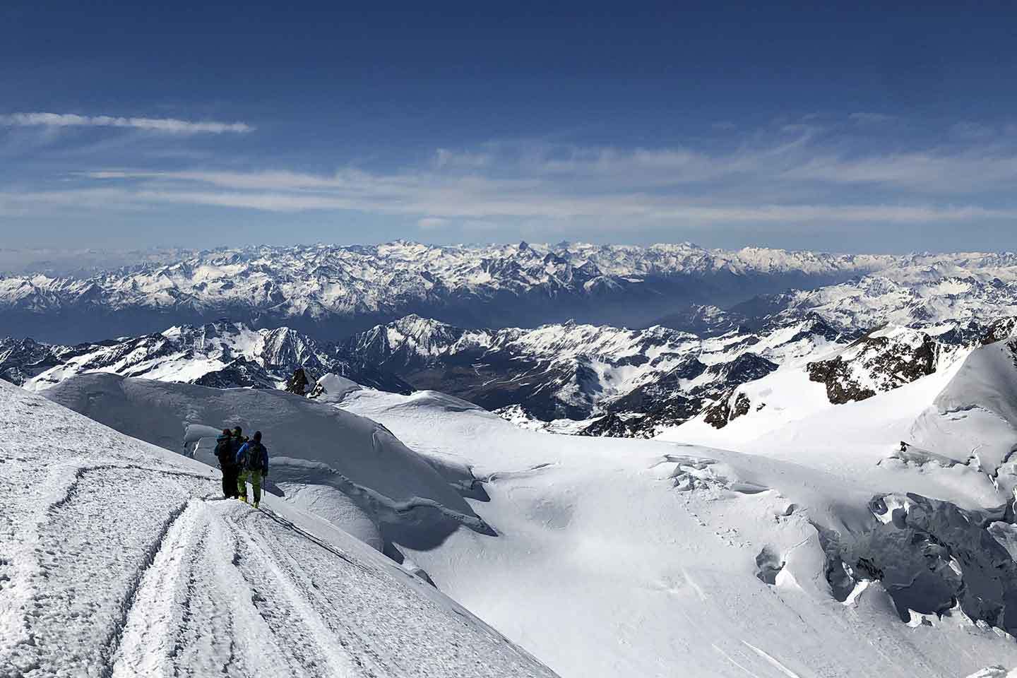 Sci Alpinismo alla Capanna Regina Margherita, Punta Gnifetti