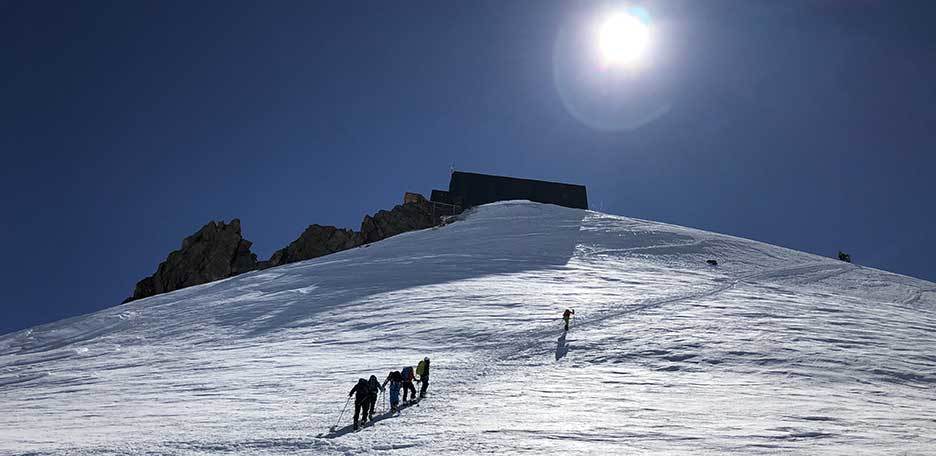 Ski Mountaineering to Capanna Margherita Hut, Punta Gnifetti