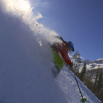 Off-piste Skiing in Marmolada Glacier