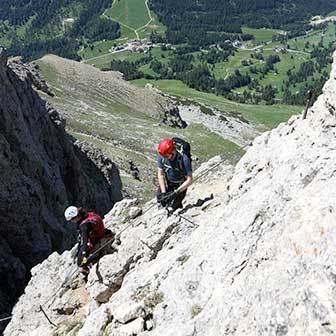 Via Ferrata Masarè in the Catinaccio Group