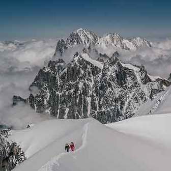 Climb Mont Maudit, Kuffner Ridge