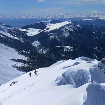 Sci Alpinismo al Munt da Medalges nel Gruppo Puez-Odle