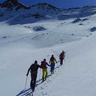 Sci Alpinismo al Colle di Moncorvè da Pont Valsavaranche