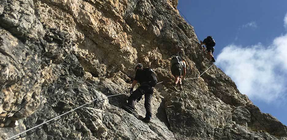 Via Ferrata Ombretta to Cima Ombretta