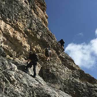 Ferrata Ombretta a Cima Ombretta