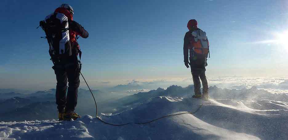 Via Cresta del Coston all'Ortles