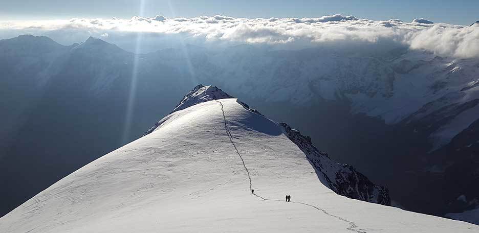 Ortler West Ridge Ascent - Meranesi Route