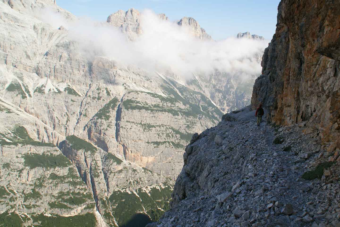 Cengia Paolina Trekking to the Tofane Group