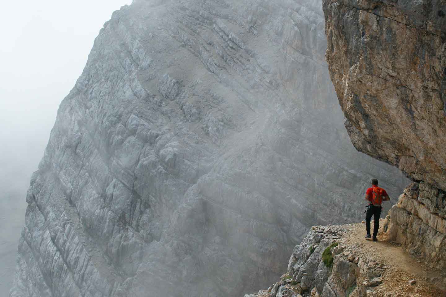 Cengia Paolina Trekking to the Tofane Group