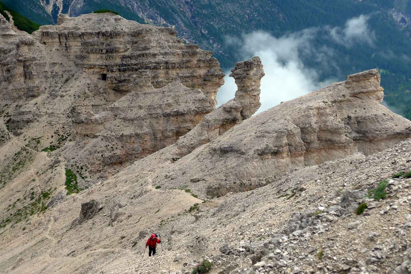 Trekking alle Tofane lungo la Cengia Paolina