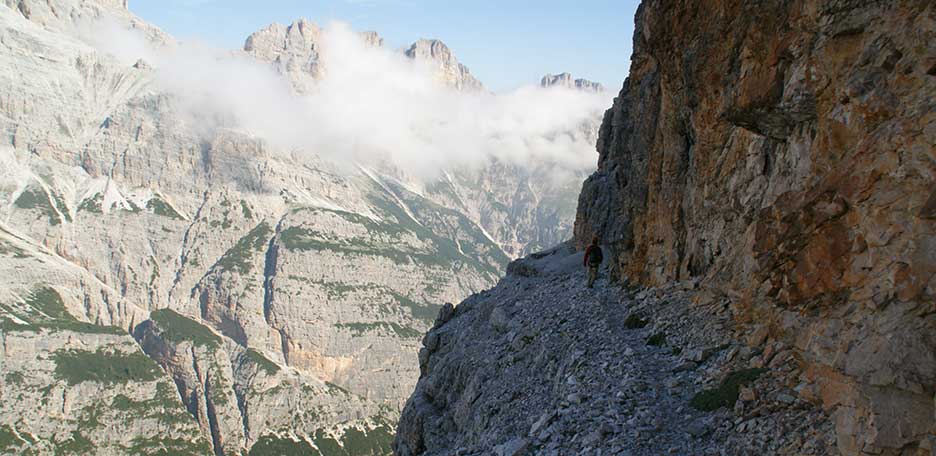 Cengia Paolina Trekking to the Tofane Group