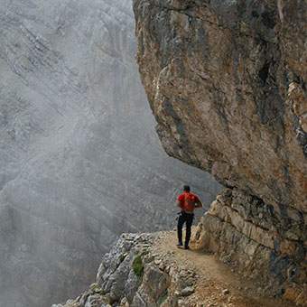 Trekking alle Tofane lungo la Cengia Paolina